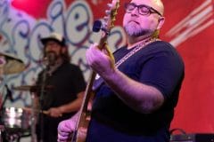 Duff Goldman on Bass Guitar with Foie Grock at The Rockin' Pint Night at IBIE 2022