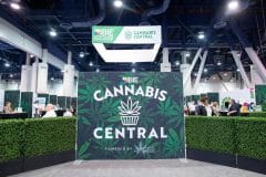 Cannabis Central pavilion at the Baking Expo