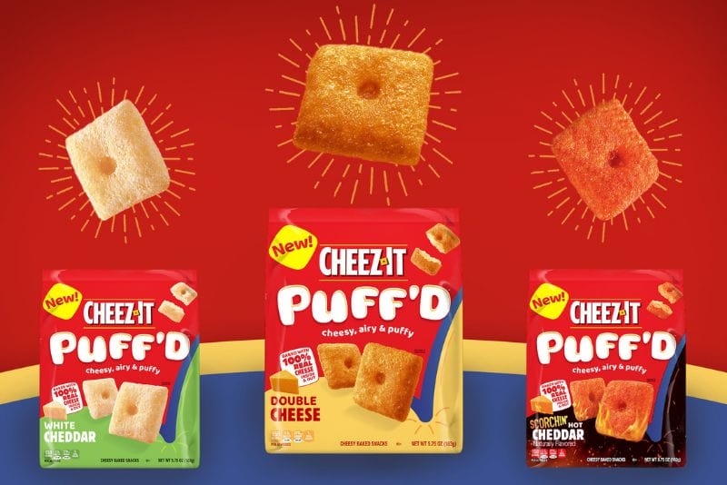 Cheez-It Puff'd snacks