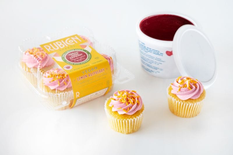 raspberry lemon vegan cupcakes