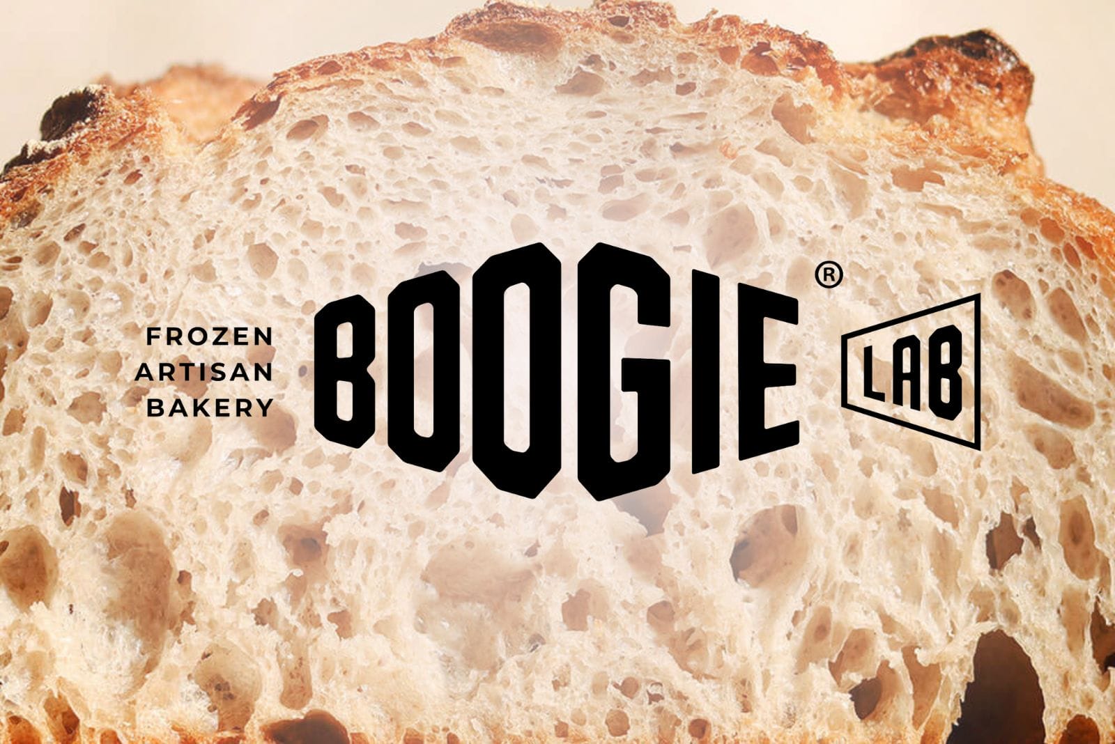 slice of bread with boogie lab logo