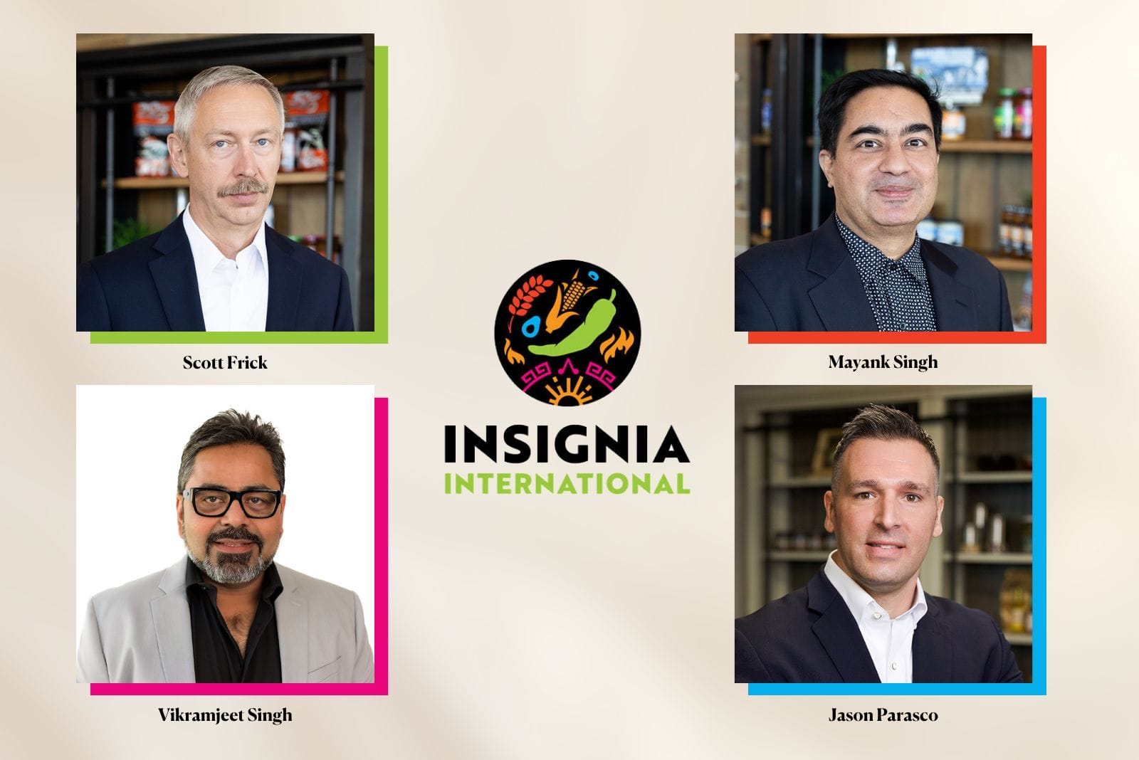 Jason Parasco, Scott Frick, Mayank Singh and Vikramjeet Singh of Insignia International