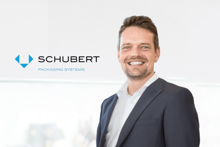 Schubert group logo next to Johanne Schubert