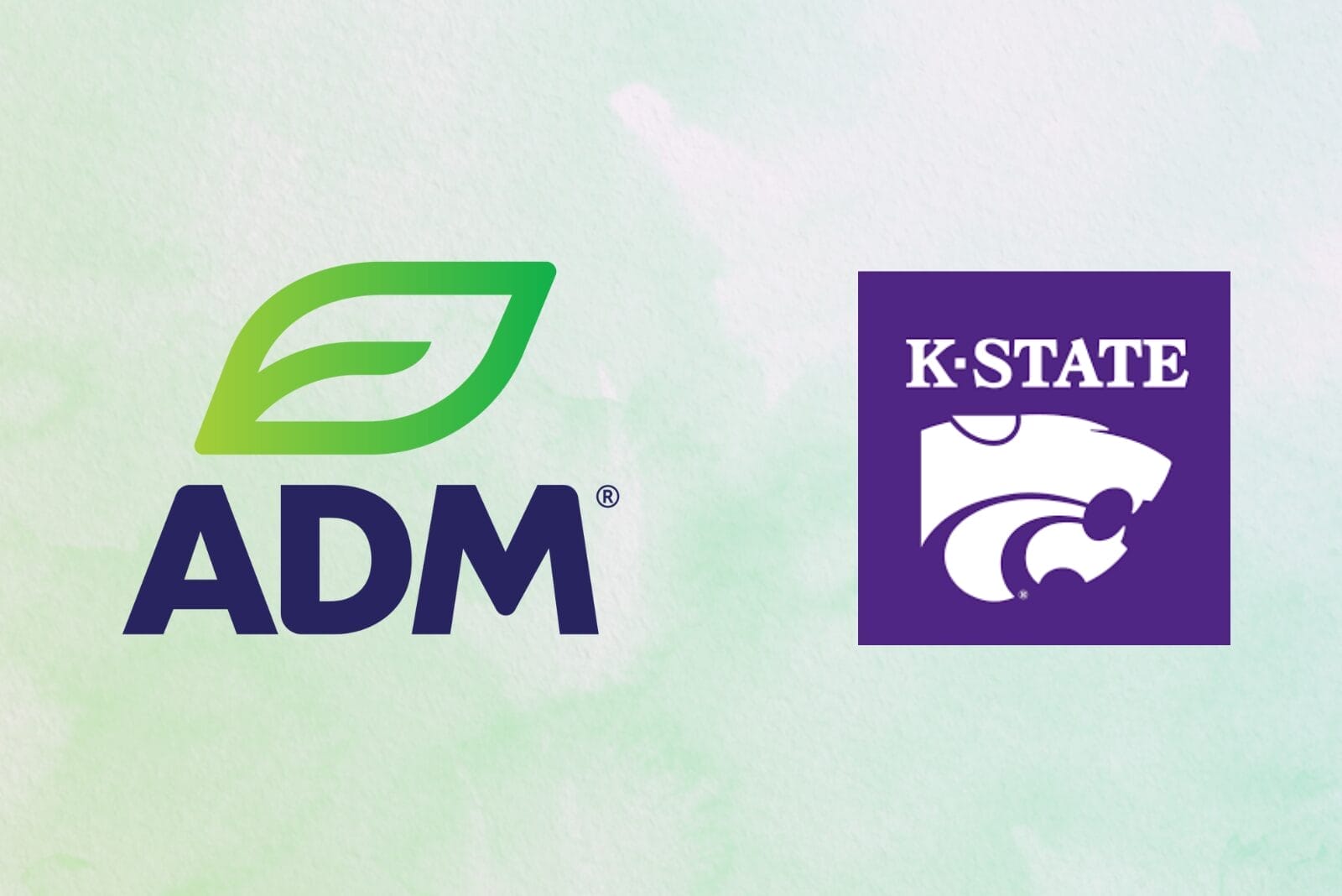 ADM and K-State logos on a gradient background.