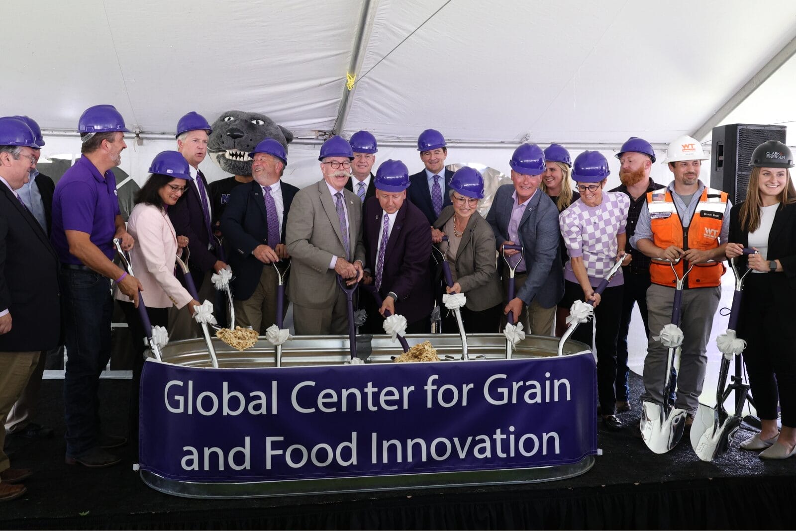 Groundbreaking for Kansas State University's Global Center for Grain and Food Innovation