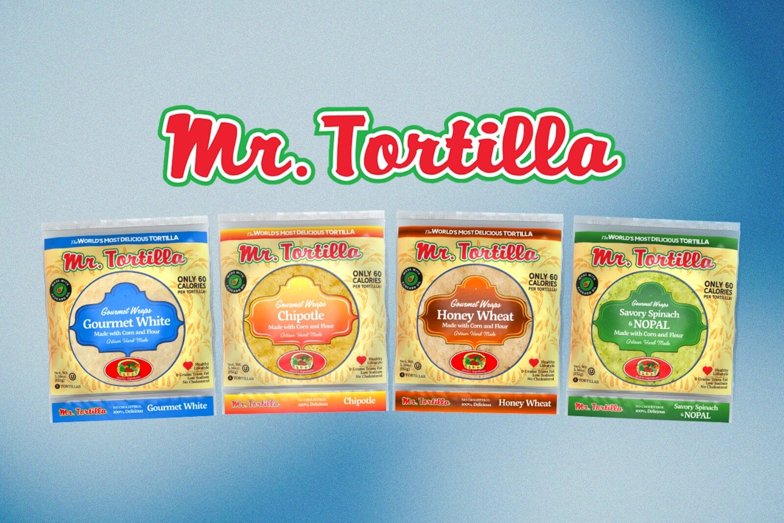 Mr. Tortilla introduces new 60-calorie tortilla line