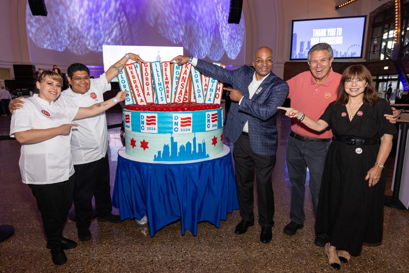 Eli's Cheesecake 1,000-pound cheesecake for DNC