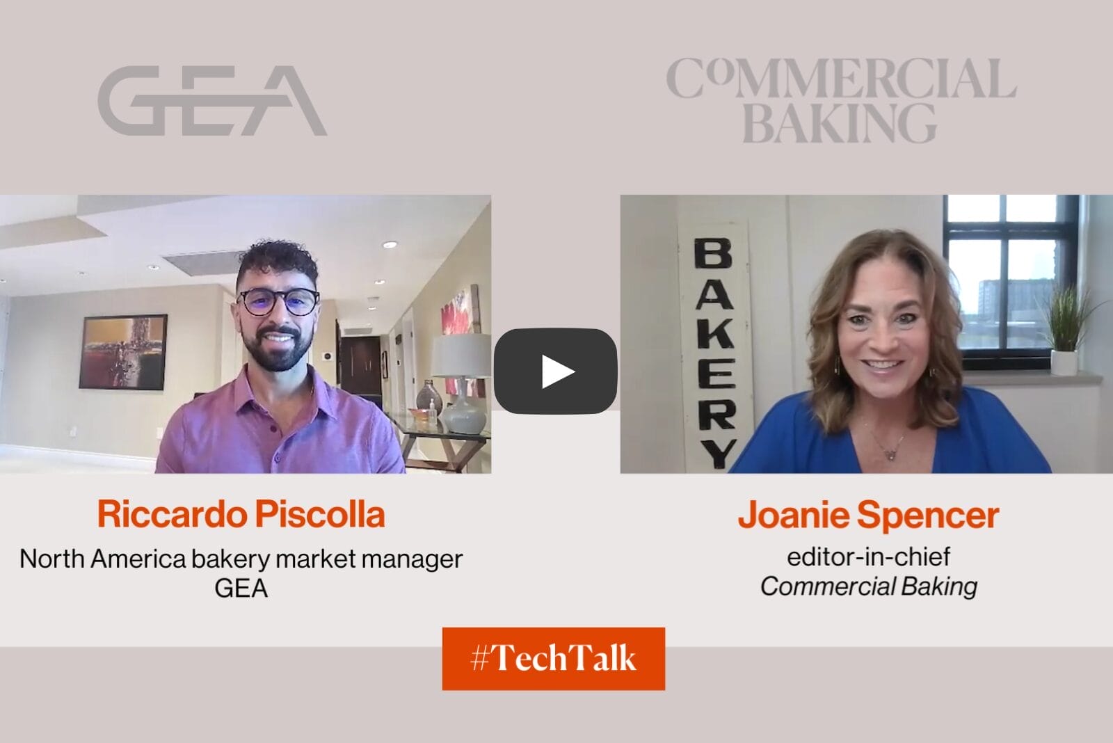 Commercial Baking TechTalk with a bakery technology expert from GEA.