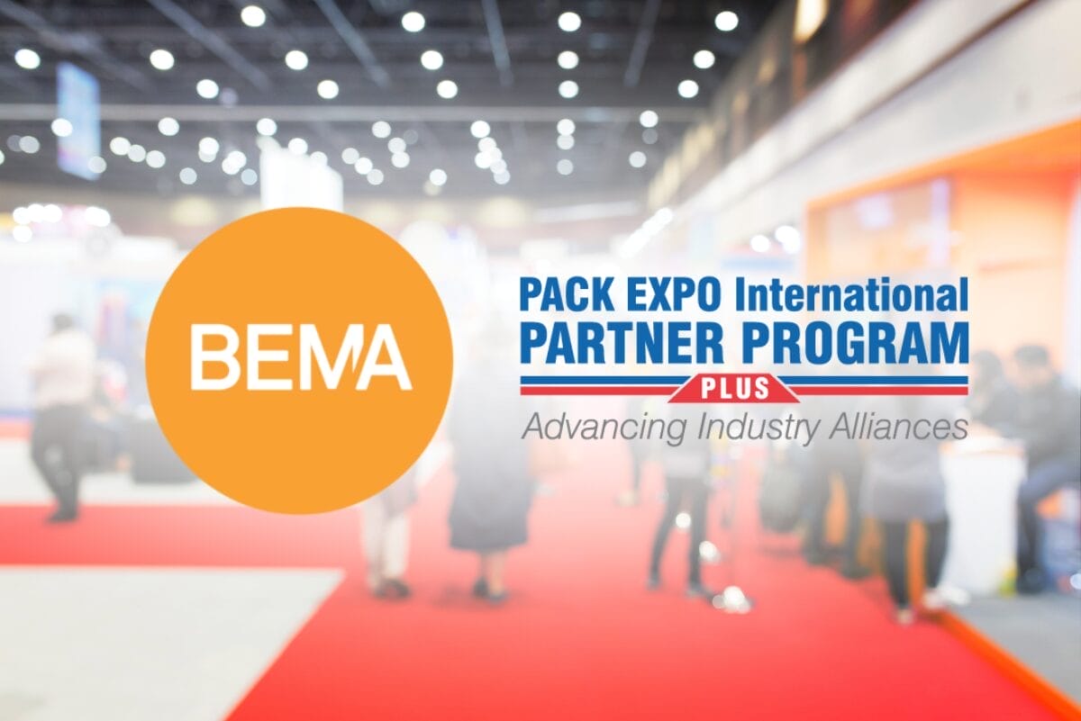 logos for BEMA and PMMI Partner Plus Program