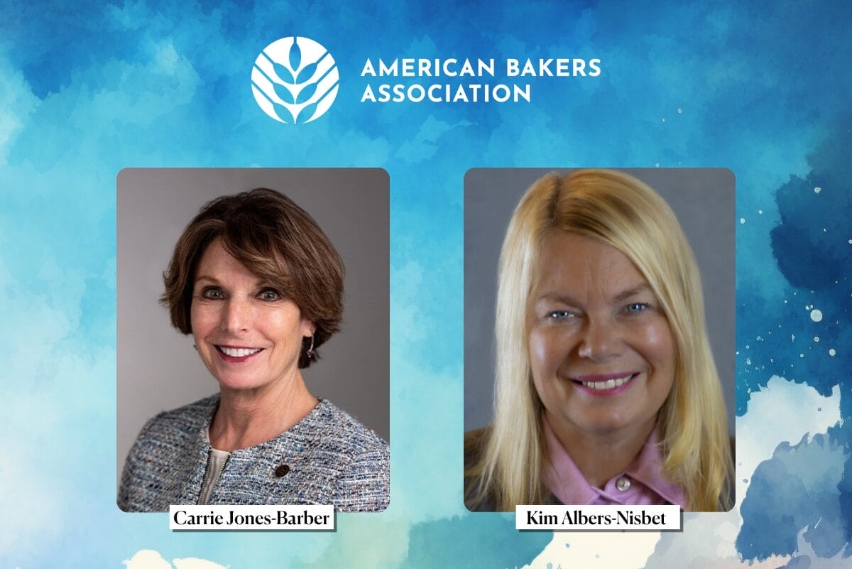 Carrie Jones-Barber of Dawn Foods and Kim Albers-Nisbet of United States Bakery