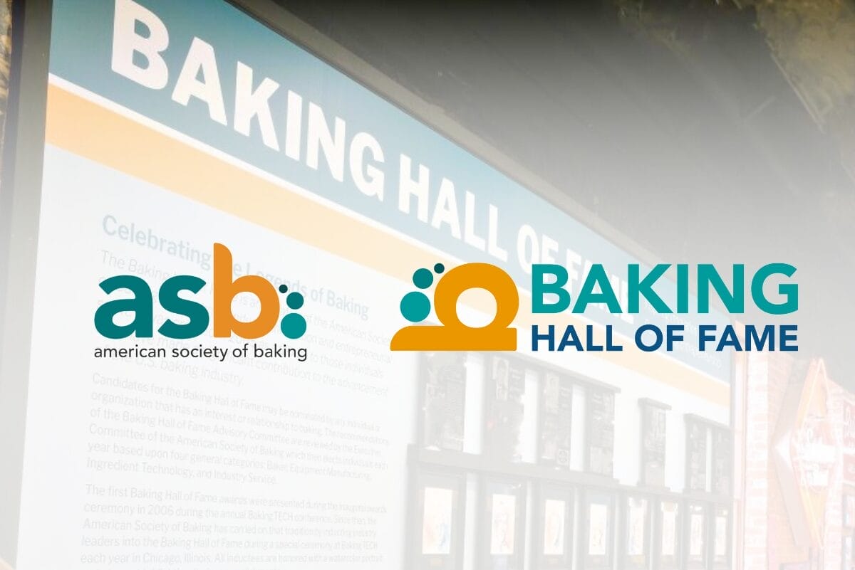 ASB and Baking Hall of Fame logos on Baking Hall of Fame background.