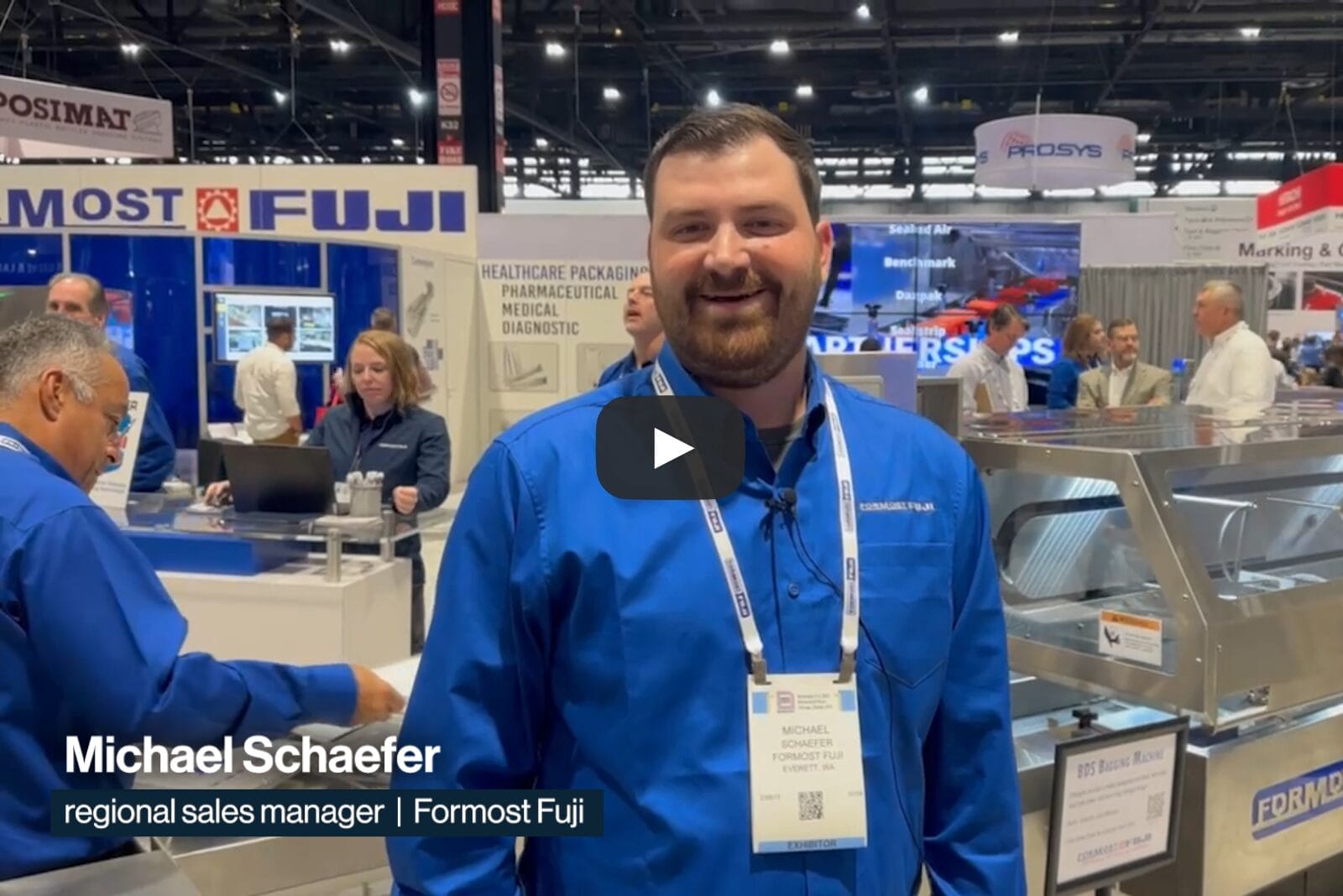 Michael Shaefer of Formost Fuji at Pack Expo 2024