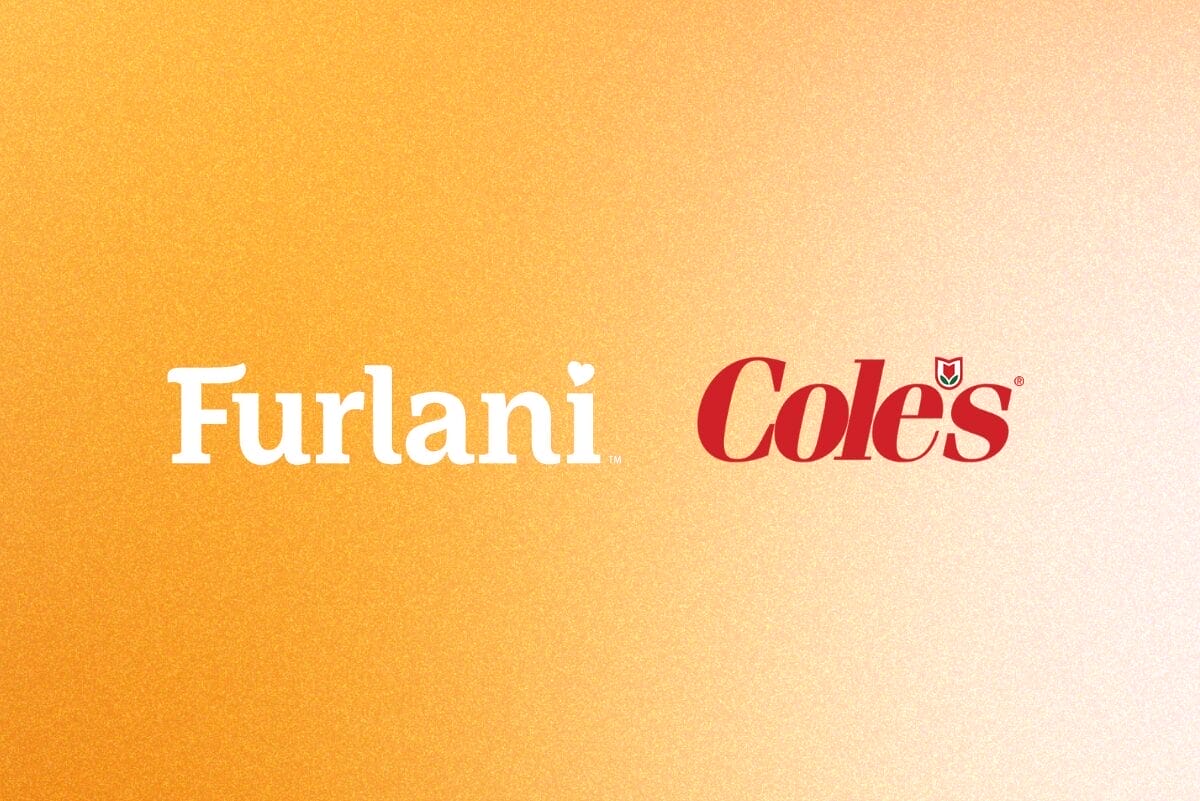 Furlani Foods logo and Cole's logo on orange gradient background