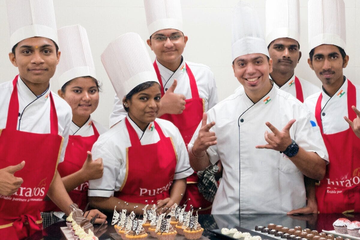 Puratos Bakery School Foundation students at work.