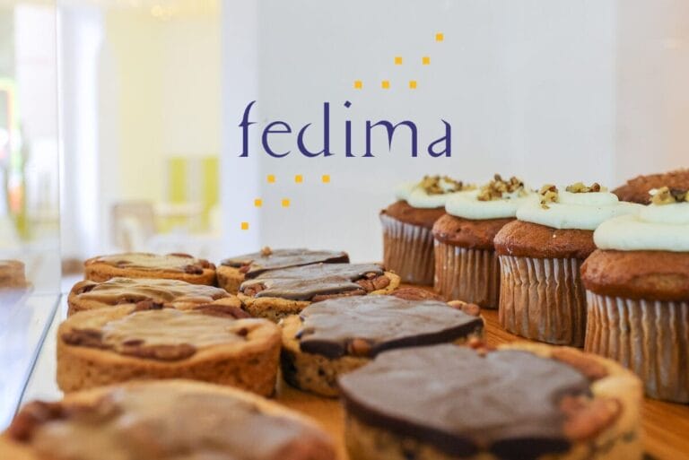 fedima logo with baked goods