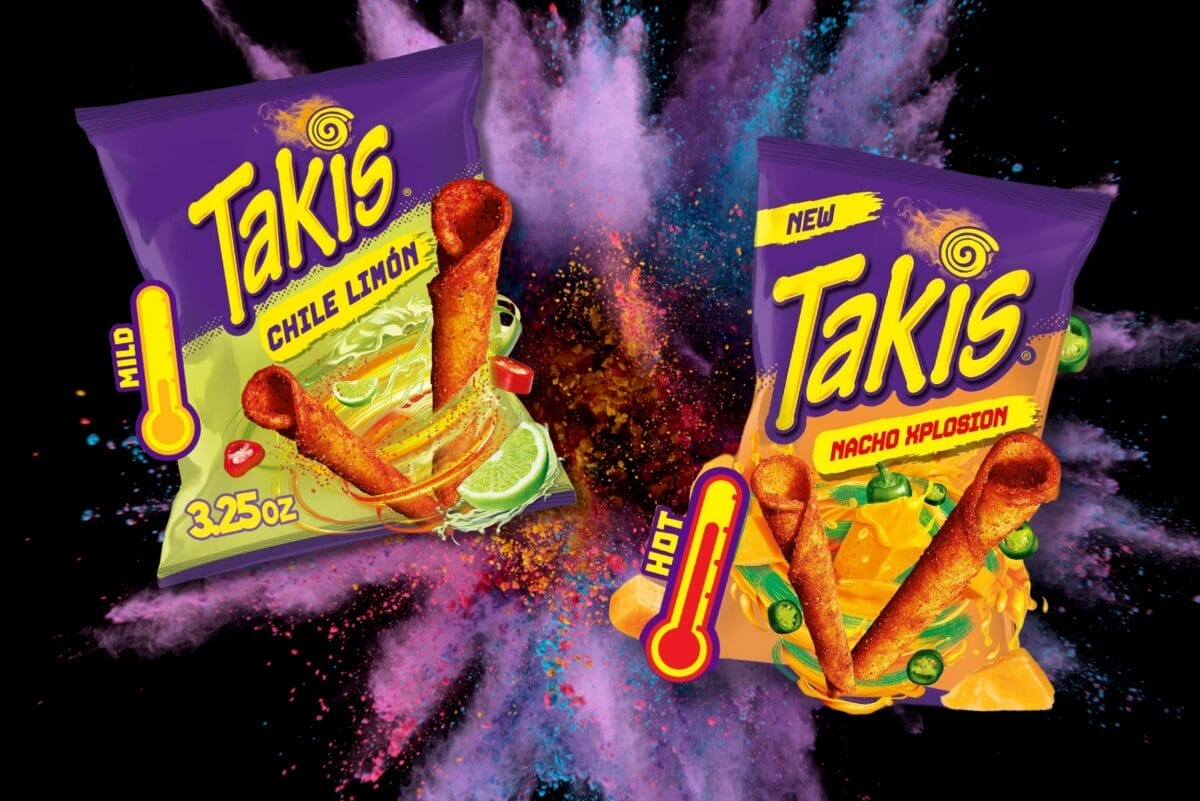 Takis bolsters lineup with two blazing flavors: Nacho Xplosion and Chile Limon