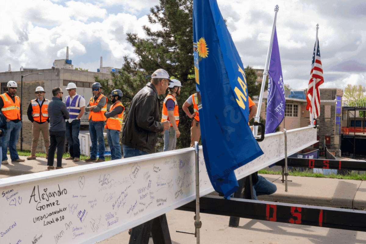 Images from K-State’s College of Agriculture Topping Out Picnic for Global Center for Grain and Food Innovation