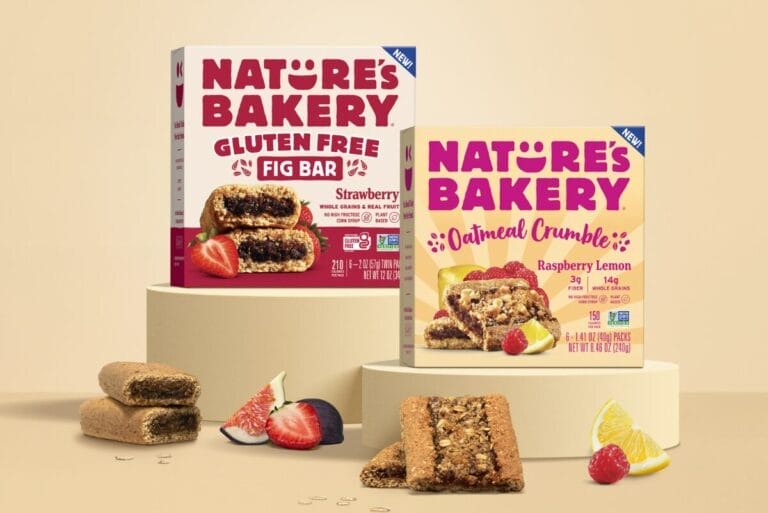 Nature's Bakery Oatmeal Crumble Raspberry Lemon Bars and Gluten Free Strawberry Fig Bars