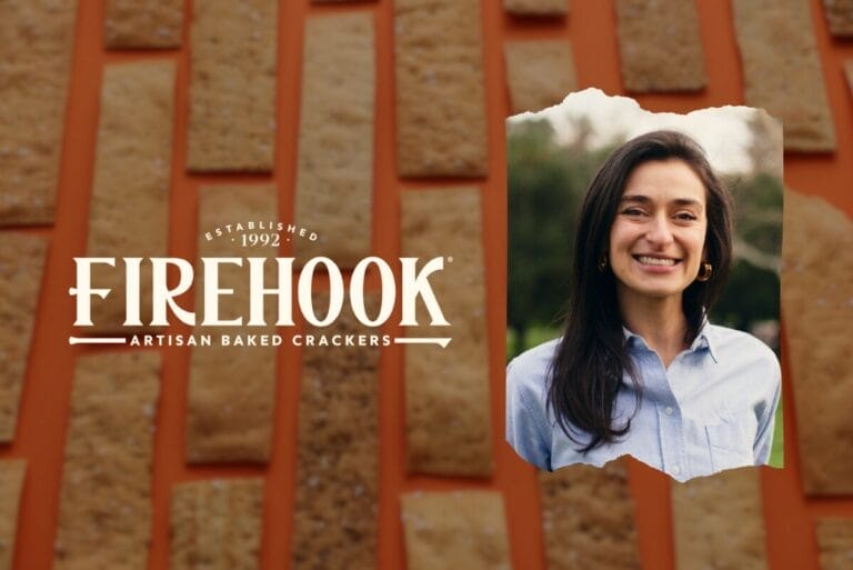 Firehook logo and Becca Millstein