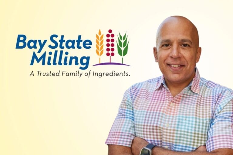 Bay State Milling Co. logo and Alain Hanna