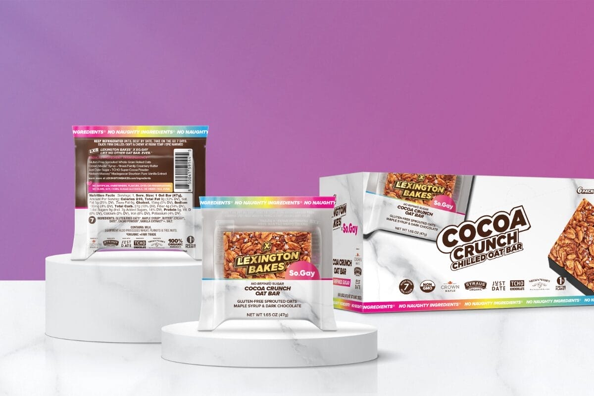 Lexington Bakes' new Cocoa Crunch chilled oat bar