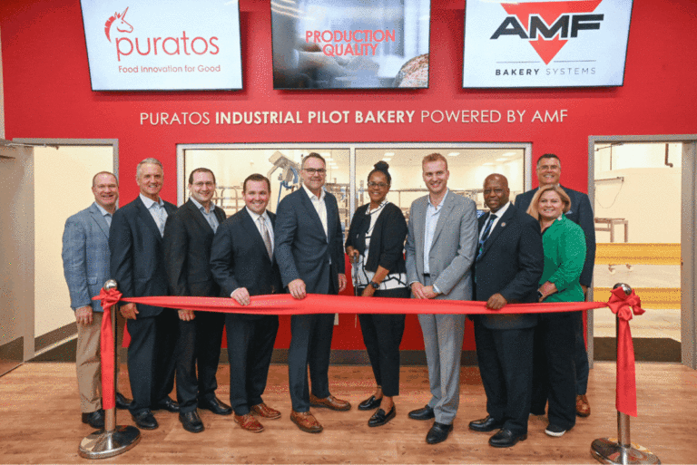 Puratos, AMF join cutting the ribbon on the industrial pilot bakery