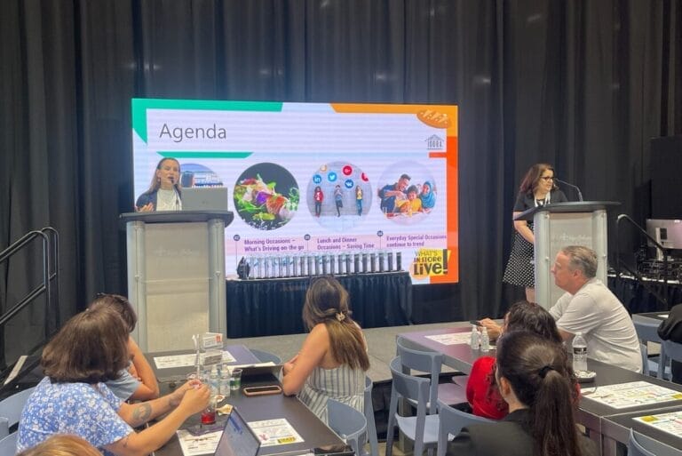 Jonna Parker and Bridget Kraft of Circana presenting at IDDBA 2025