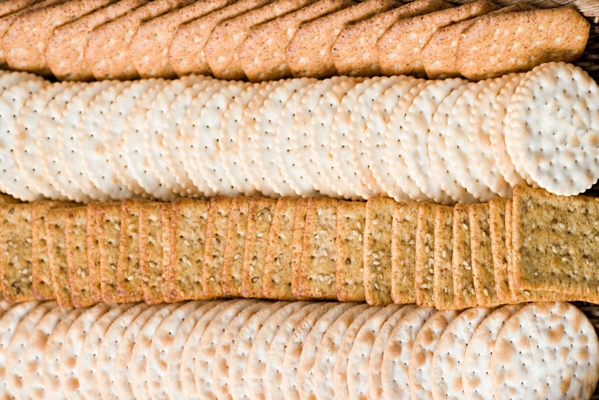 Trending cracker flavors on line.