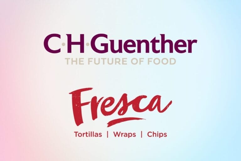 CHG and Fresca logos on gradient background