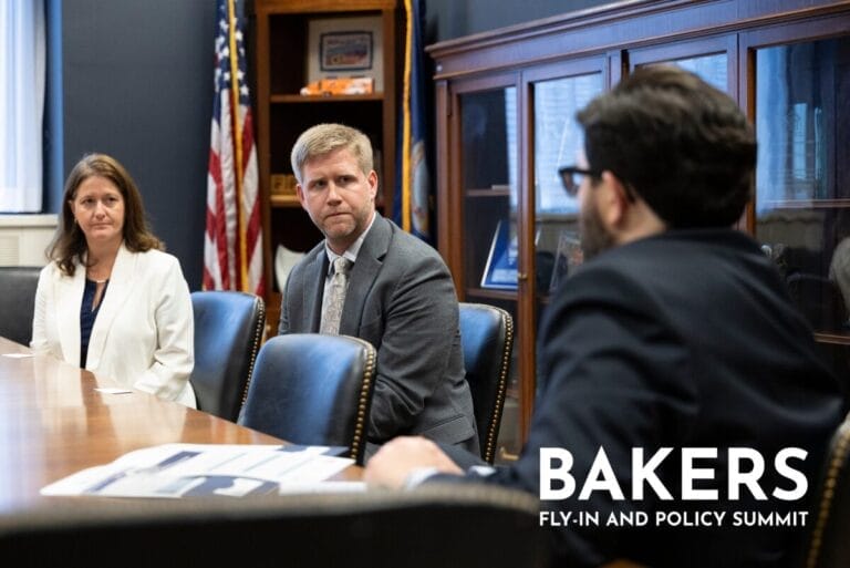 Participants in a meeting during the 2024 Bakers Fly-In and Policy Summit