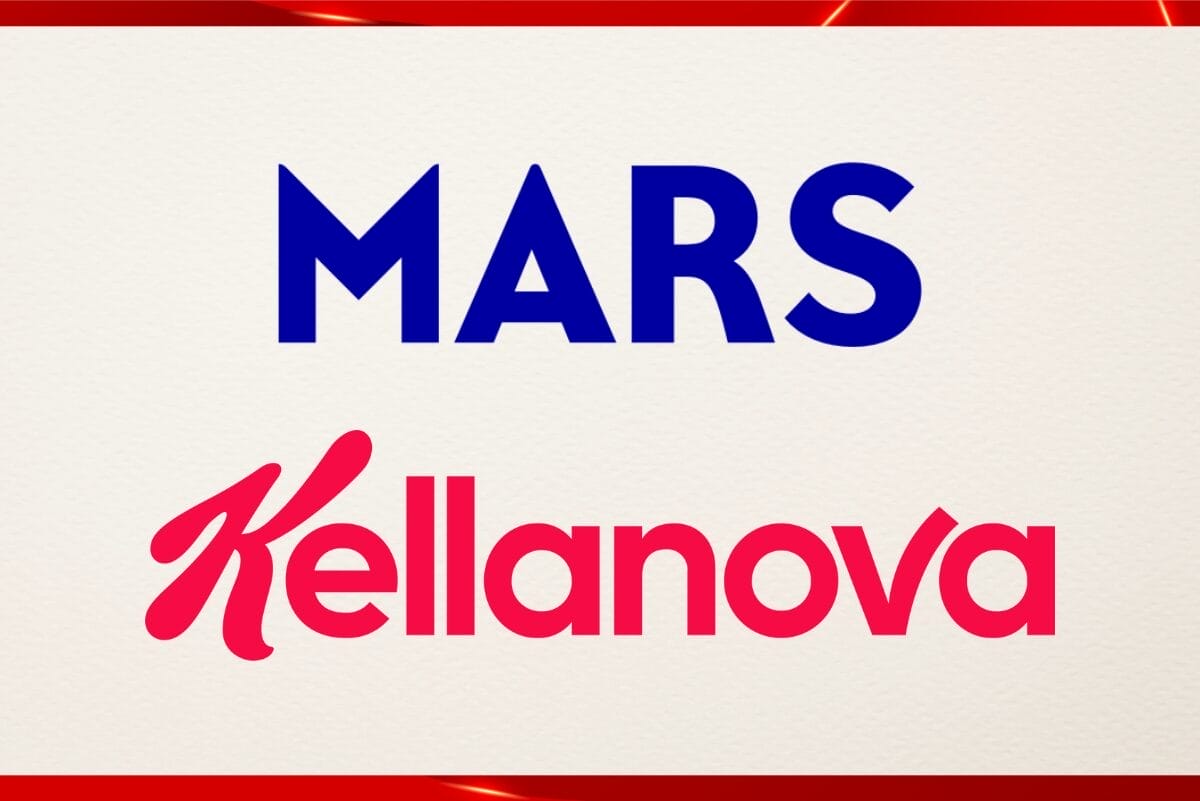 Mars and Kellanova logos