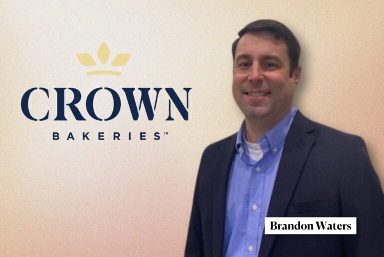 Crown Bakeries logo and Brandon Waters
