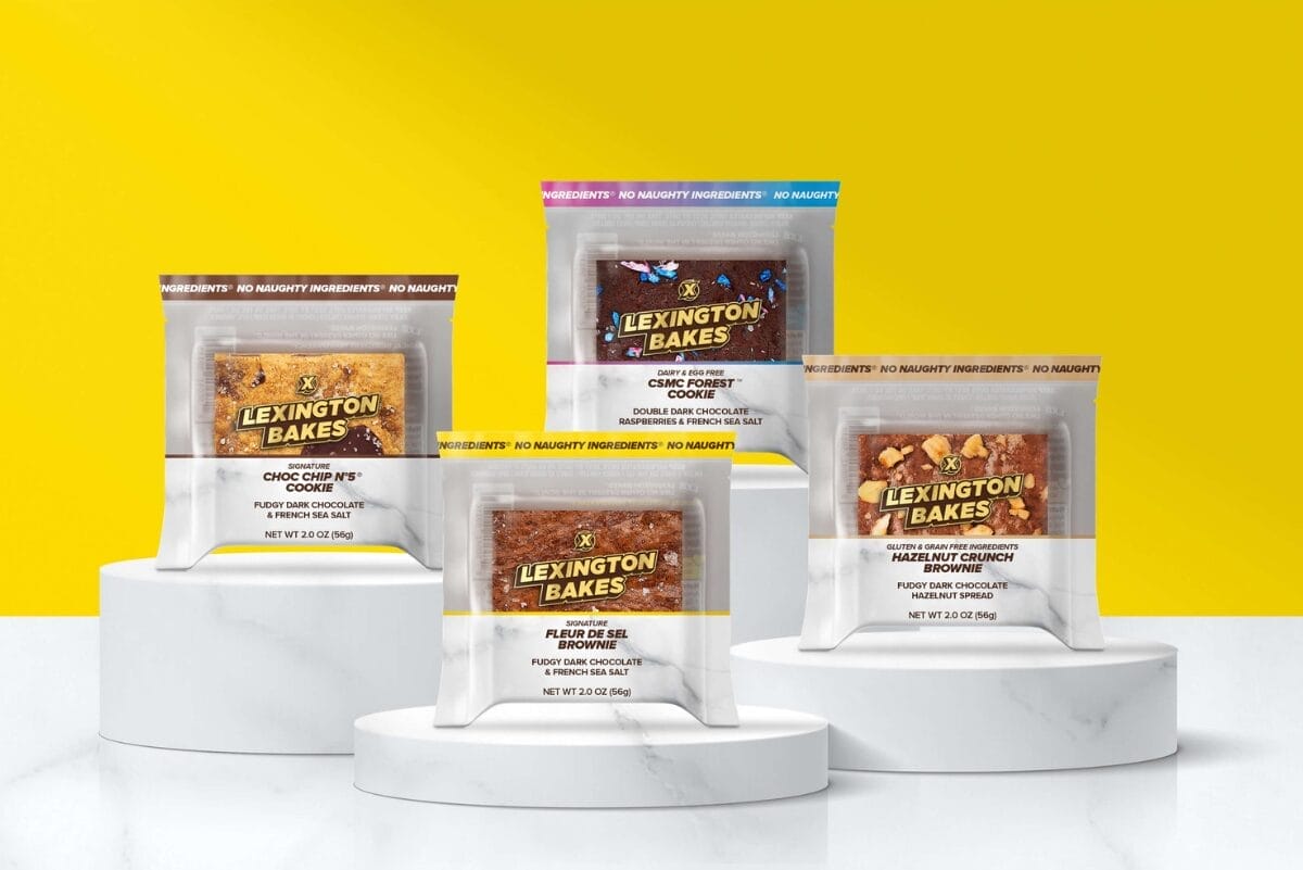 Lexington Bakes' luxury brownie and cookie lineup