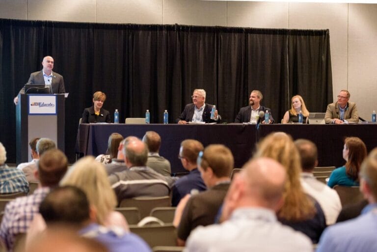 Audience attending IBIEducate panel at IBIE 2019