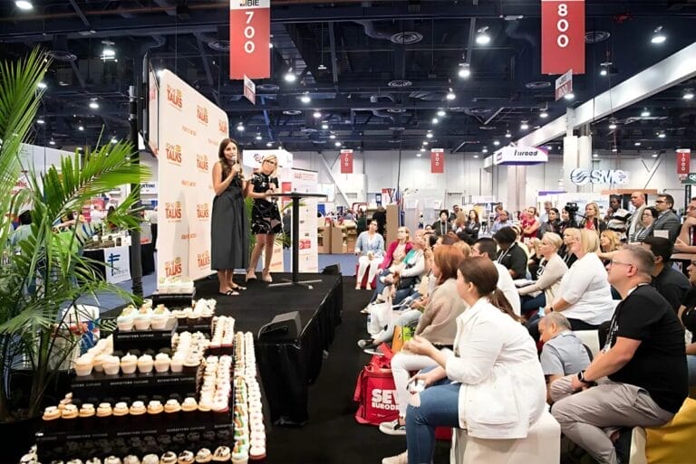 IBIE attendees at a dedicated pavilion for the Baking Expo